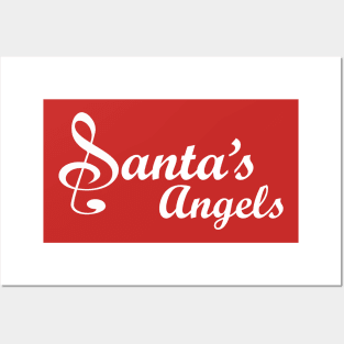 Children's Choir Christmas Presentation Santa's Angels Gift Posters and Art